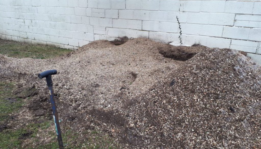 The sycamore tree stump is now fully removed and ground out, time for the clean up process now! ...