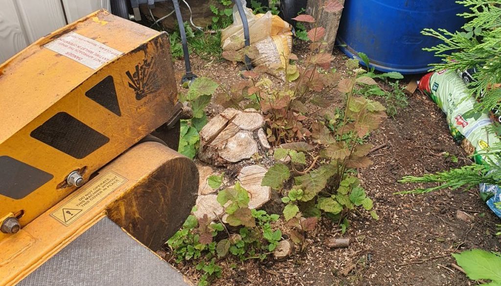 Tree stump grinding in Cornish Hall End near Haverhill, Suffolk. There were a couple of stumps that needed removing in a...